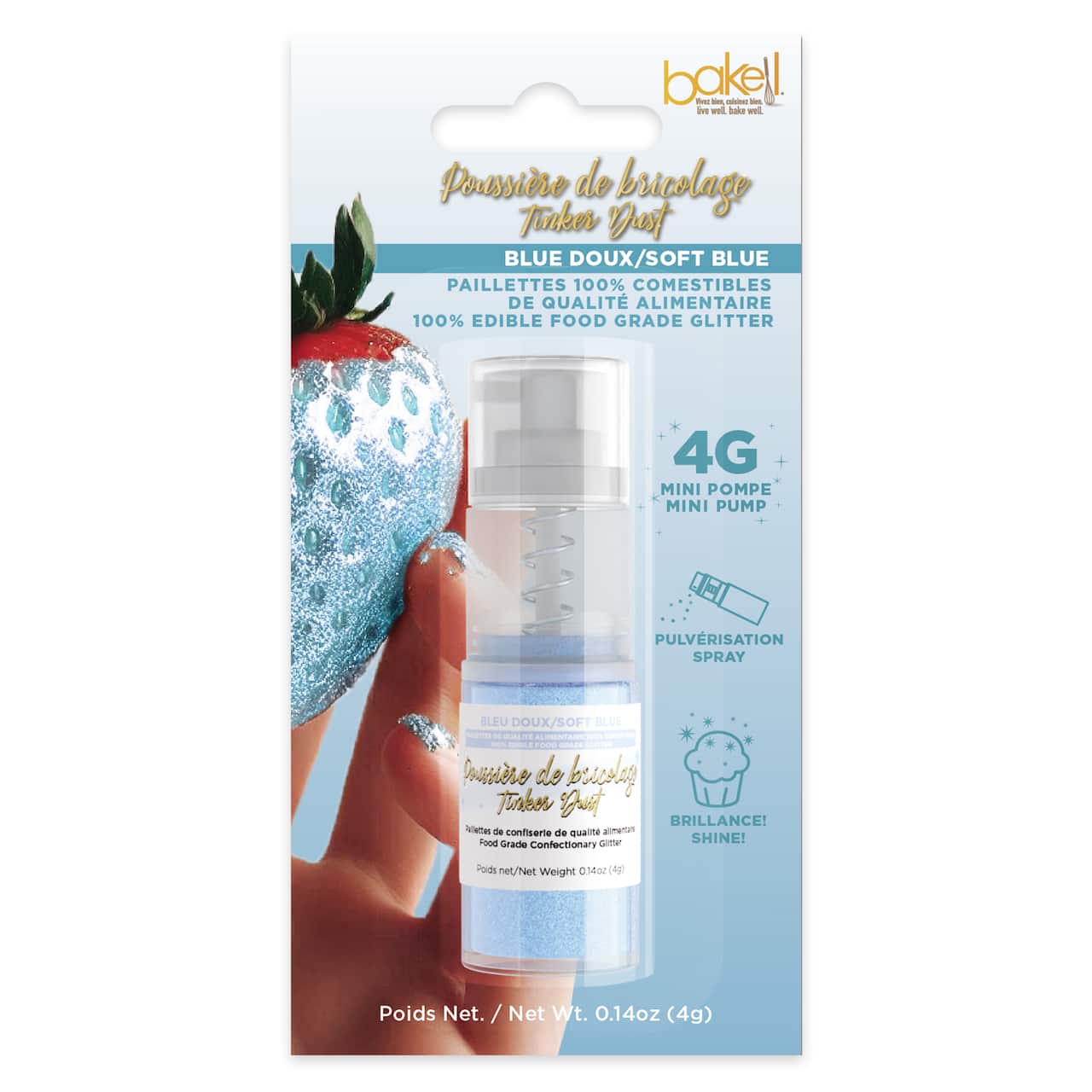 Poussière de bricolage comestible de Bakell